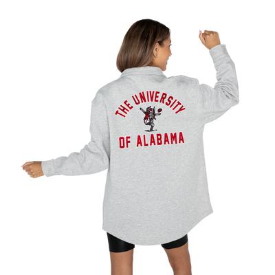 Alabama Gameday Couture Way To Go Fleece Applique Shacket