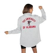  Alabama Gameday Couture Way To Go Fleece Applique Shacket