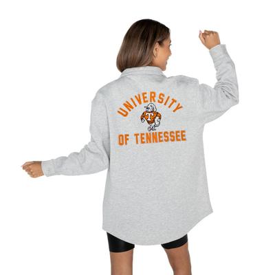 Tennessee Gameday Couture Way To Go Fleece Applique Shacket