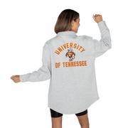  Tennessee Gameday Couture Way To Go Fleece Applique Shacket