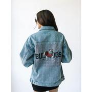  Georgia Gameday Social Roger Repeating Denim Jacket