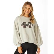  Mississippi State Stewart Simmons The Sequin Balloon Sleeve Pullover