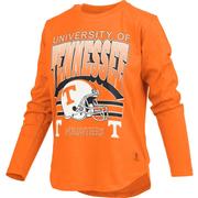  Tennessee Pressbox Women's Sheffield Long Sleeve Curved Hem Top