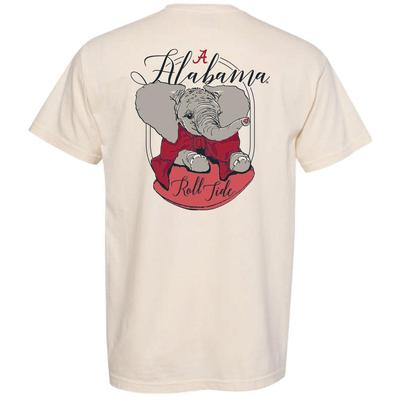 Alabama Baby Elephant Script Comfort Colors Tee