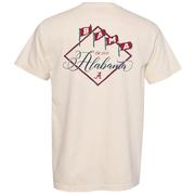  Alabama Flags Stylized Script Comfort Colors Tee