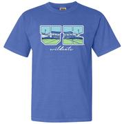  Kentucky Campus Fill Letters Comfort Colors Tee