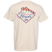  Florida Flags Stylized Script Comfort Colors Tee