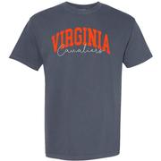  Virginia Classic Arch Over Script Comfort Colors Tee