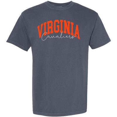 Virginia Classic Arch over Script Comfort Colors Tee