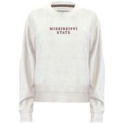  Mississippi State Women's Amelia Vintage Terry Inside Out Crew