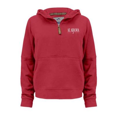 Alabama Women's Ana Vintage Terry Hooded 1/4 Zip