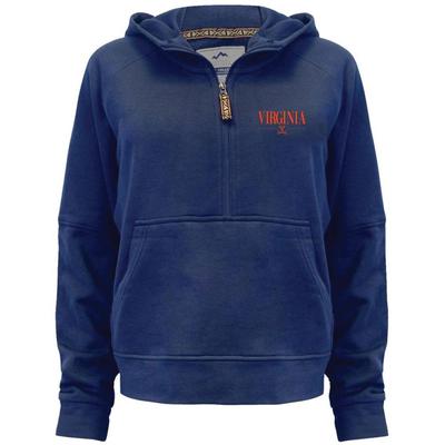 Virginia Women's Ana Vintage Terry Hooded 1/4 Zip