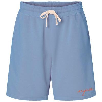 Virginia Women's Embroidered Lightweight Fleece Comfort Colors Shorts