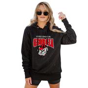  Georgia Gameday Couture Sideline Shimmer All Over Micro Rhinestone Hoodie