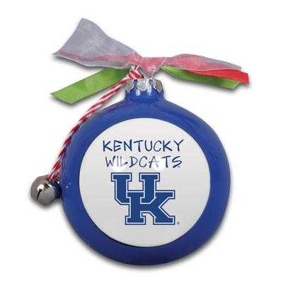 Kentucky Wildcats Ceramic Globe Ornament