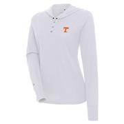  Tennessee Antigua Aspiration Long Sleeve Knit Shirt