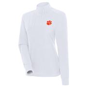  Clemson Antigua Moment Mock Neck Fleece Pullover