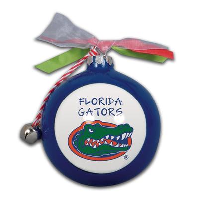 Florida Gators Ceramic Globe Ornament