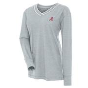  Alabama Antigua Symbolic Topped V Neck Shirt