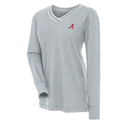 Alabama Antigua Symbolic Topped V Neck Shirt