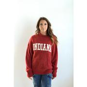  Indiana Gameday Social Varsity Mock Neck Sweater