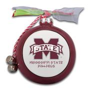  Mississippi State Bulldogs Ceramic Globe Ornament