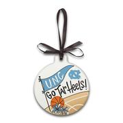  North Carolina Tarheels Ceramic Flat Ornament