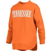  Tennessee Pressbox Women's Pasadena Quilted Crew