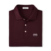  Mississippi State Peter Millar Tesseract Performance Polo