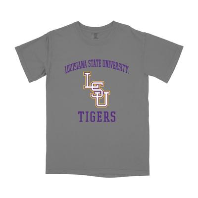 LSU B-Unlimited Block Letters Comfort Colors Tee