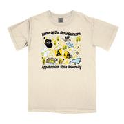  App State B- Unlimited School Icons Comfort Colors Tee