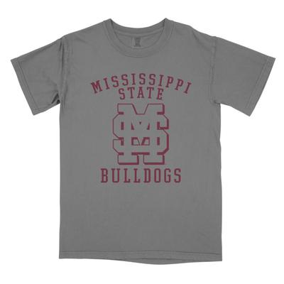 Mississippi State B-Unlimited Block Letters Comfort Colors Tee