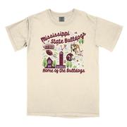  Mississippi State B- Unlimited School Icons Comfort Colors Tee