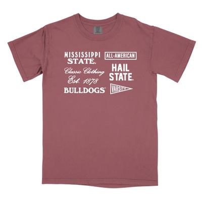 Mississippi State B-Unlimited Vintage 90's Comfort Colors Tee