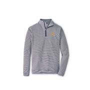  West Virginia Perth Sugar Stripe Performance 1/4 Zip Pullover