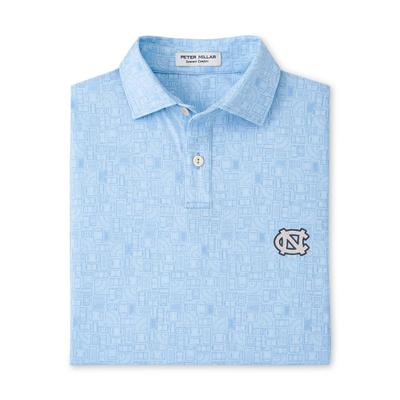 UNC Peter Millar YOUTH Out of Bounds Performance Polo