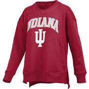  Indiana Pressbox Women's Venice Hi- Lo Fleece Crew