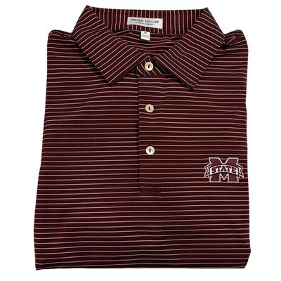 Mississippi State Peter Millar Hemlock Performance Polo