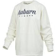  Auburn Pressbox Women's Zoe Plush Rib Crew