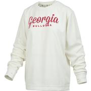  Georgia Pressbox Women's Zoe Plush Rib Crew