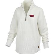  Arkansas Pressbox Women's Mia Quilted 1/4 Zip