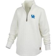  Kentucky Pressbox Women's Mia Quilted 1/4 Zip