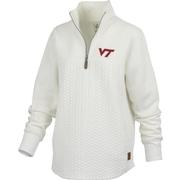  Virginia Tech Pressbox Women's Mia Quilted 1/4 Zip