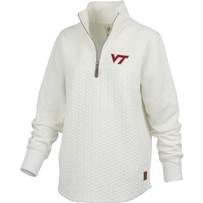 Virginia Tech Pressbox Women's Mia Quilted 1/4 Zip