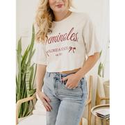  Florida State Livylu Established Bow Cropped Tee