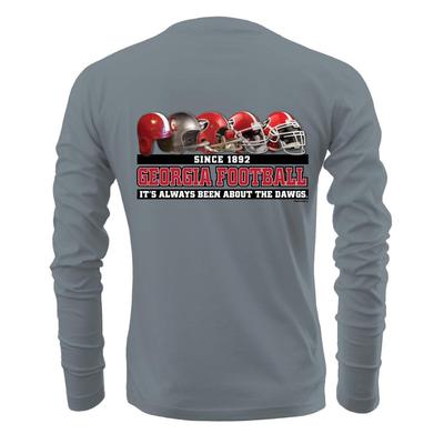 Georgia Past Present Helmets Comfort Colors Long Sleeve Tee