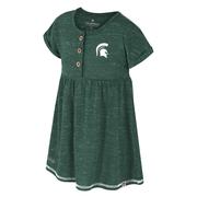  Michigan State Colosseum Toddler Fleet Dress