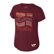  Virginia Tech Colosseum Youth Rogan Tee