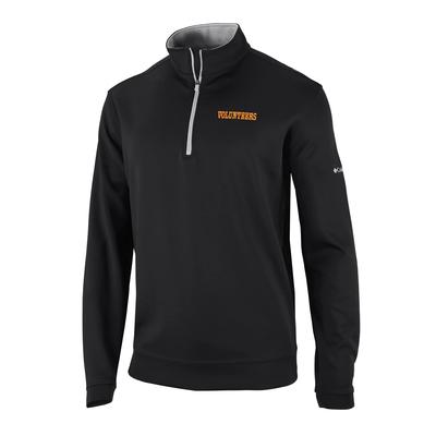 Tennessee Columbia Golf Volunteers Wickham Hills 1/4 Zip Pullover BLACK