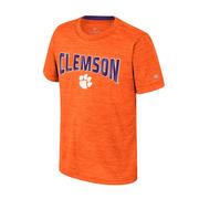  Clemson Colosseum Youth Rylos Poly Tee